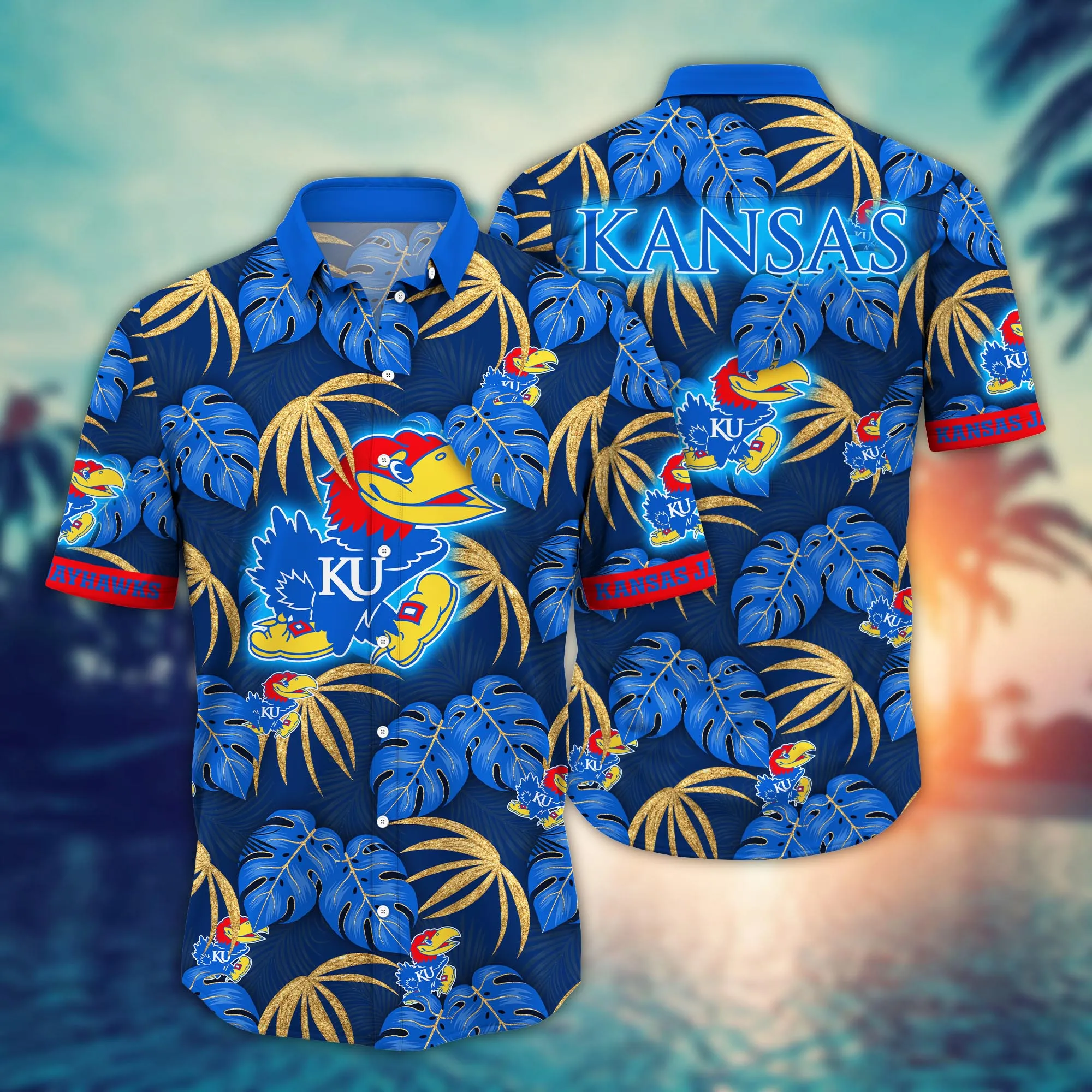 Kansas Jayhawks NCCA Hawaiian Shirt Summer Fruits Aloha Shirt