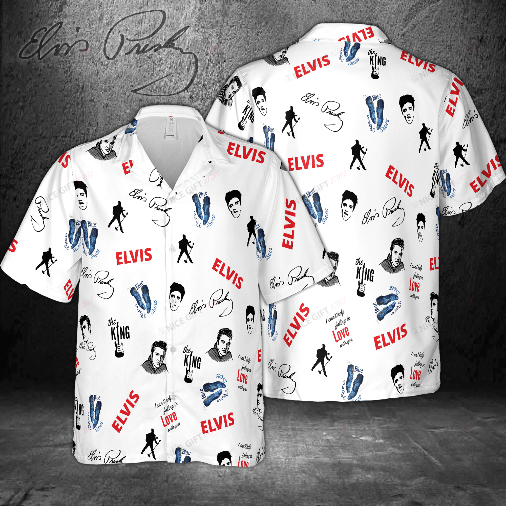 Elvis Presley Hawaiian 3D Shirt 3Hs-G3L4