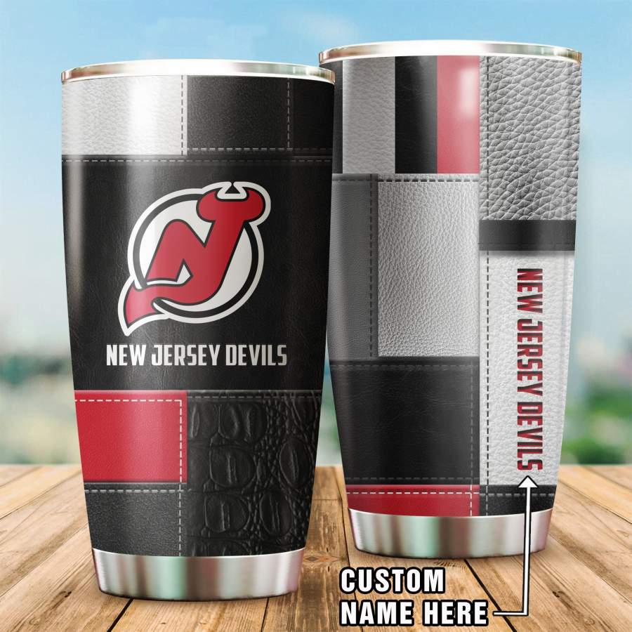 New Jersey Devils  Printed Stainless Steel Insulated Tumbler Cup