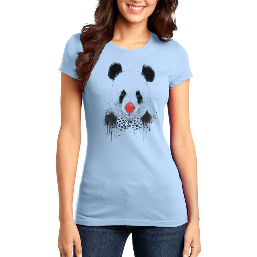 Clown Panda – Women’s Fitted T-Shirt