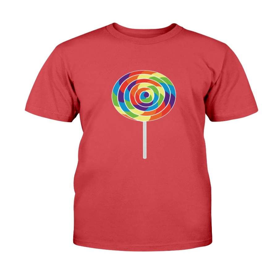 Rainbow Lollipop T-Shirt Sugary Candy Tee