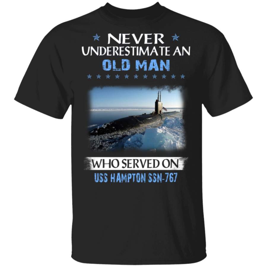 USS Hampton SSN-767 Veterans Day Christmas Gift T-Shirt