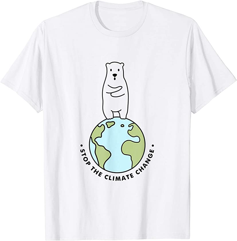 Polar Bear Creature Animals Cold Earth Climate T-Shirt