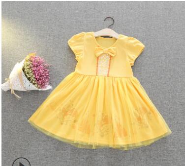 Baby Girl Dress Princess Snow White Belle Sofia Ana Elsa Mermaid Costume Kids Birthday Party Bling Fancy Halloween Dresses alx