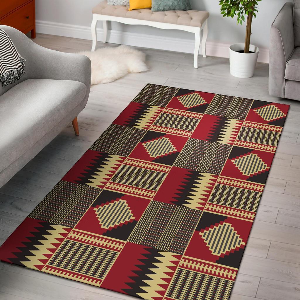 Greek Life Area Rug – Family Unity Kente