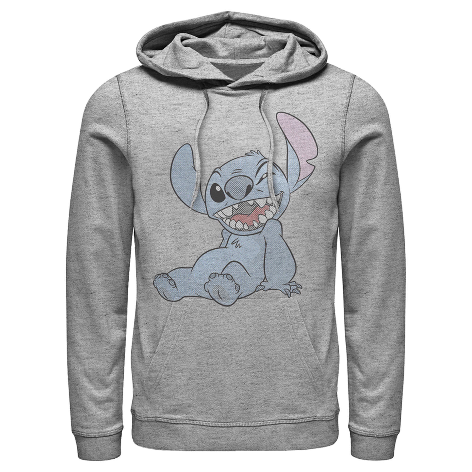 Men’S Lilo & Stitch Halftone Smile Pull Over Hoodie