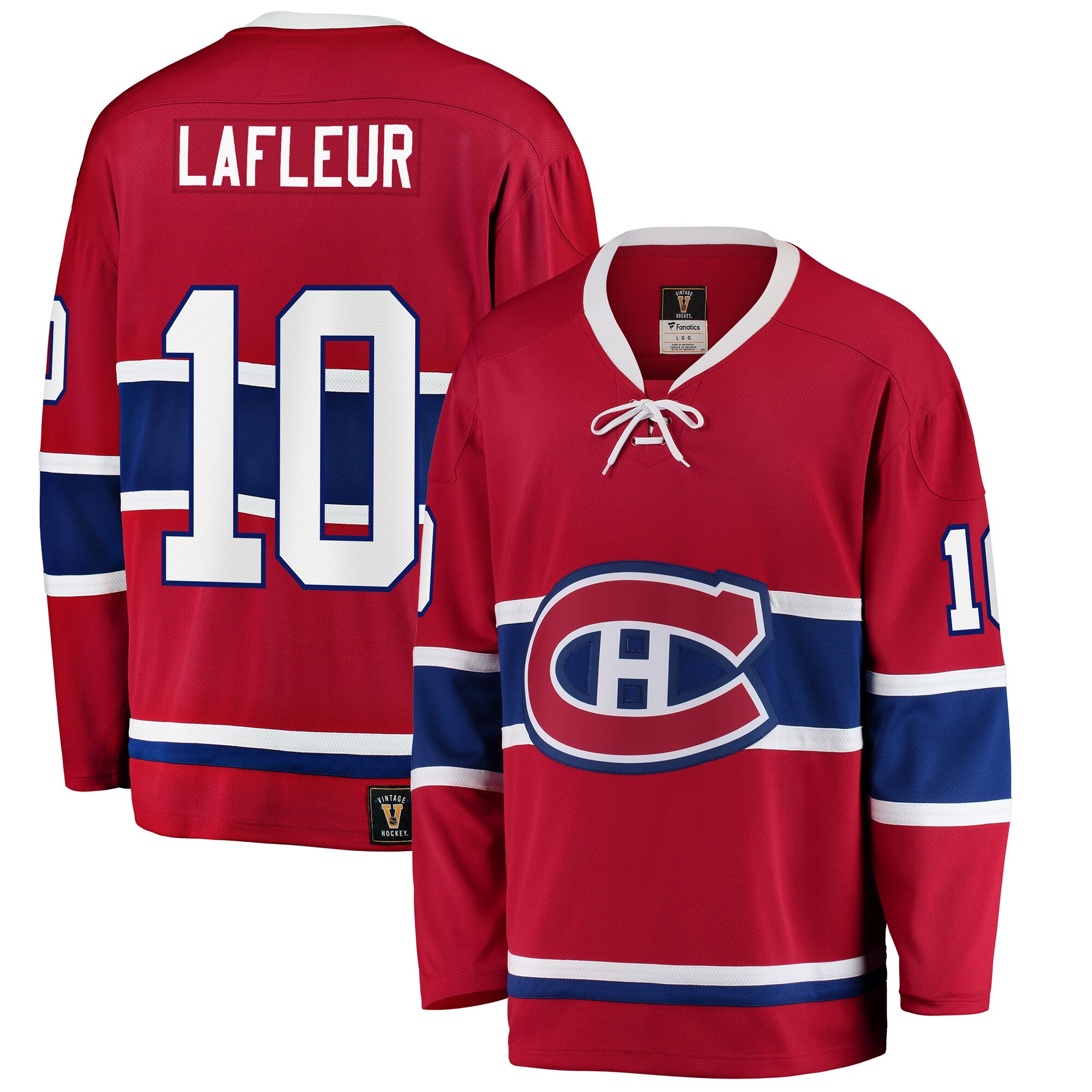 Men's Montreal Canadiens Guy Lafleur Red Premier Breakaway Retired Player Jersey