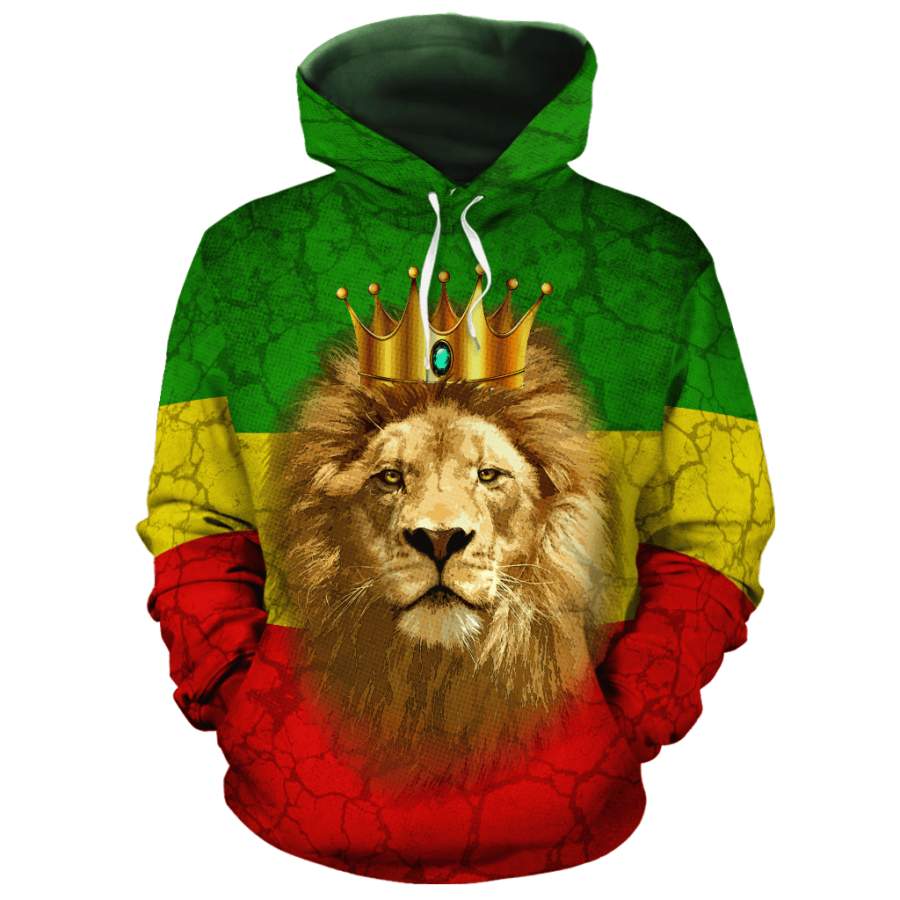 Rasta Lion All-over Hoodie