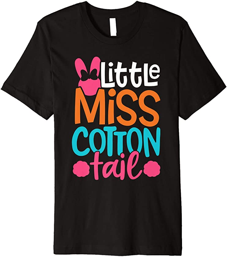 Cute Easter Bunny Miss Cotton Tail Girls Premium T-Shirt