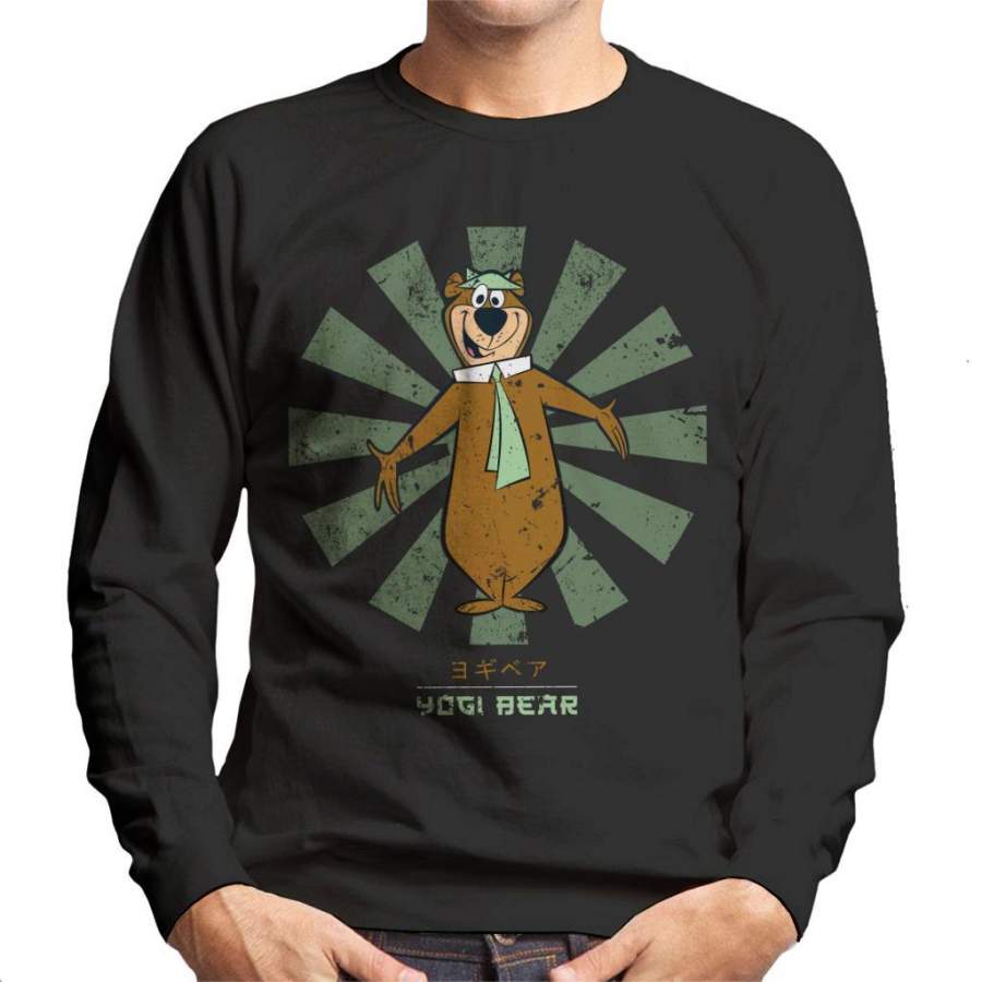 Yogi Bear Retro Japanese Men’s Sweatshirt