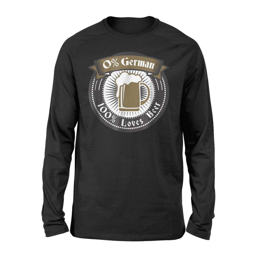 0 German 100 Loves Beer Long Sleeve T-Shirt