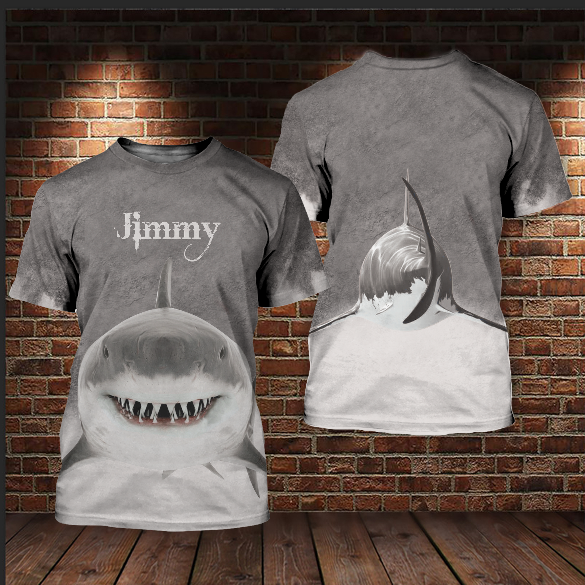 Personalized Shark Lovers Animal Ocean 3D All Over