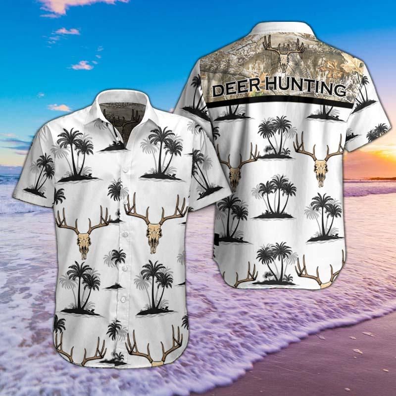 Felacia Hunting Deer Shirts 06613 Hawaiian Ha58419