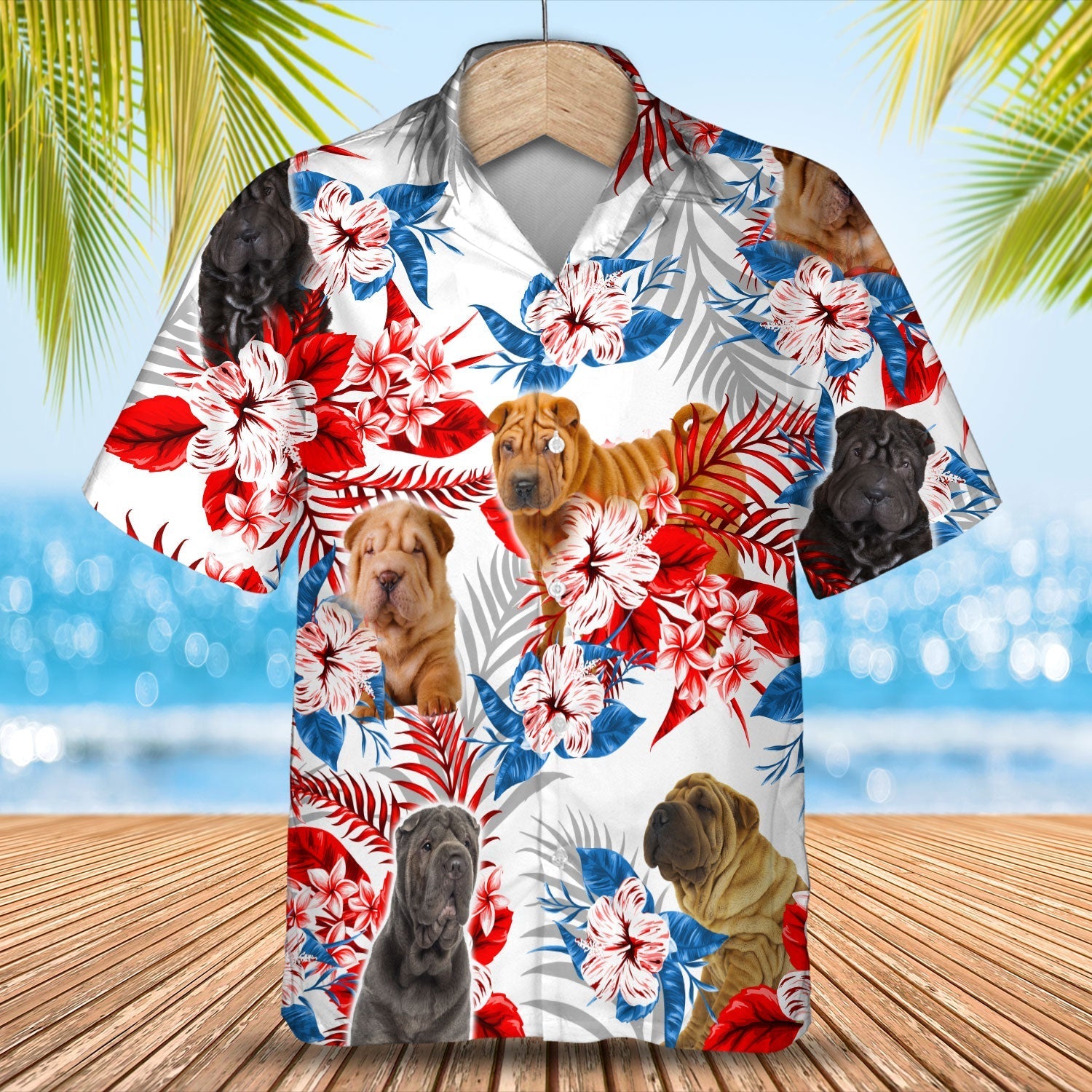 Shar Pei Hawaii Shirt Gift For Summer Aloha Hawaii Men And Women Ha35277