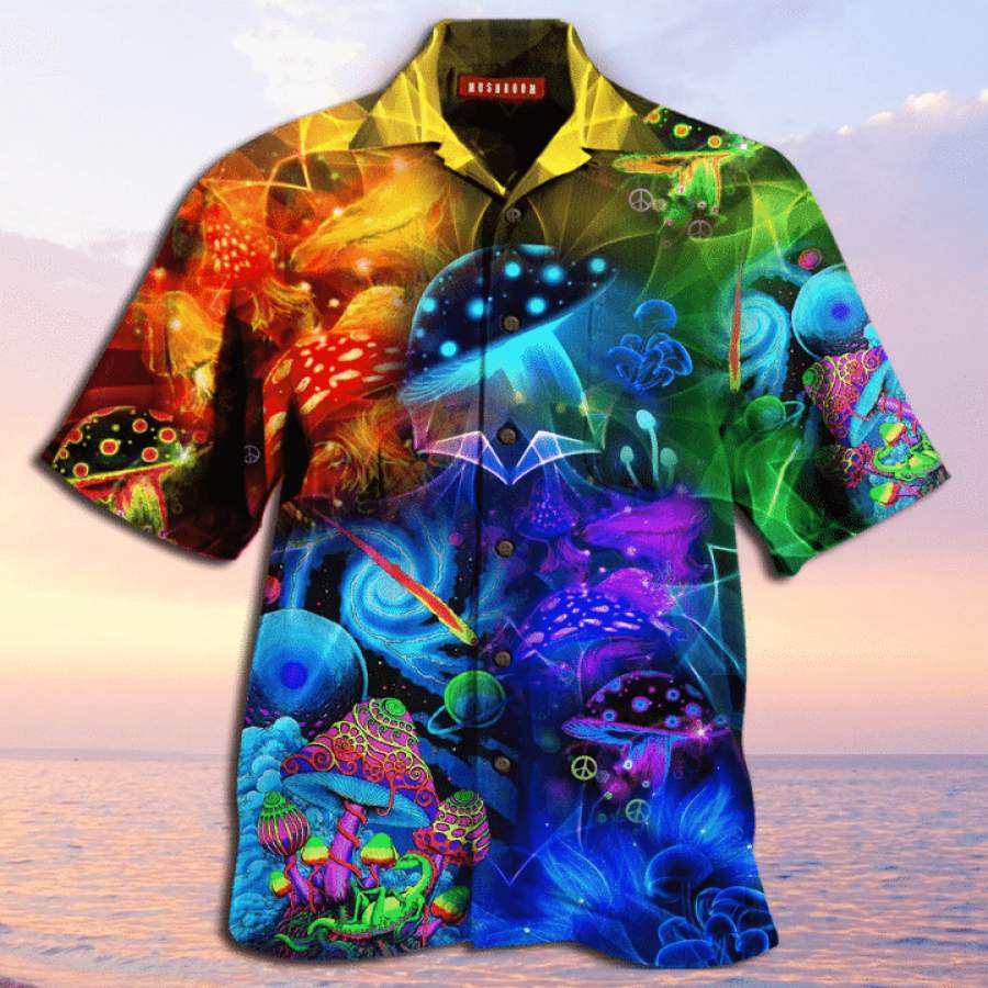 Amazing Magic Mushroom Hawaii Aloha Shirts Ha2822