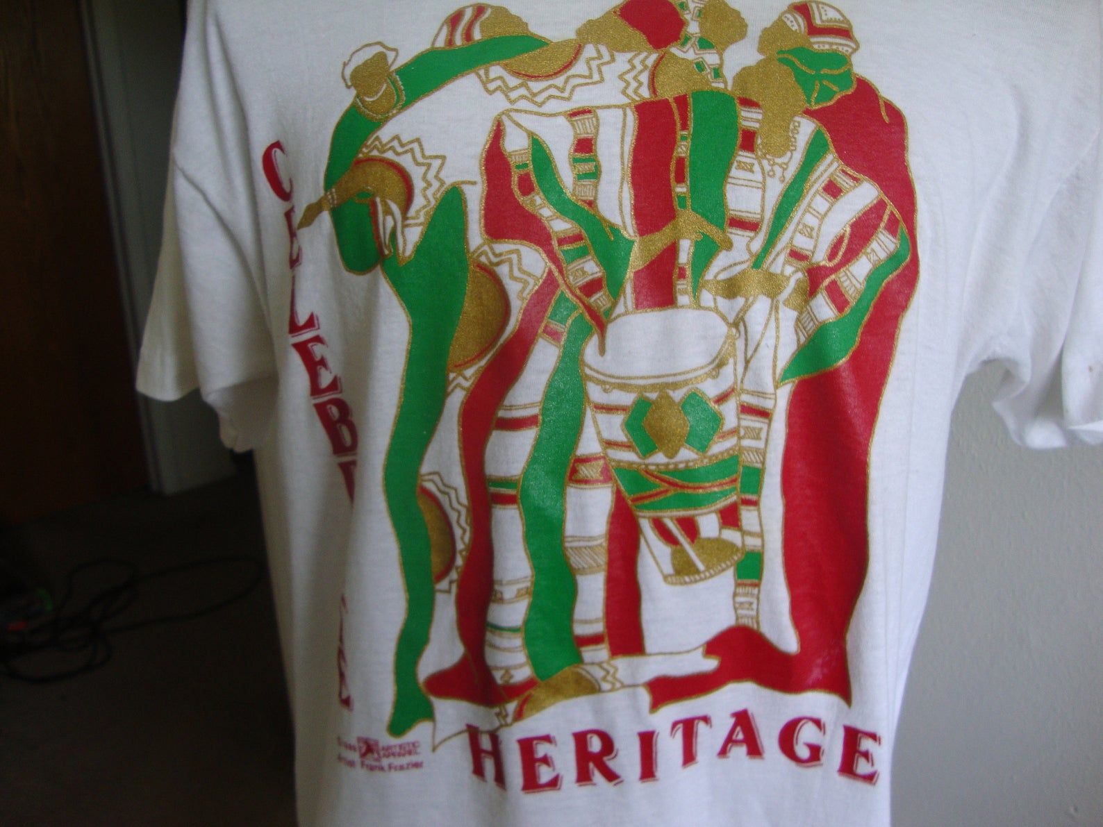 Vintage 80’s Celebrate Heritage African T Shirt