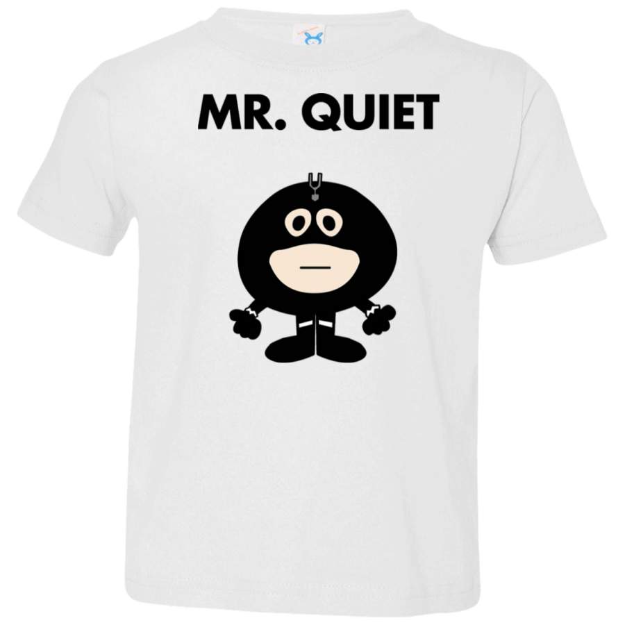 AGR Black Bolt – Mr Quiet Toddler Jersey T-Shirt