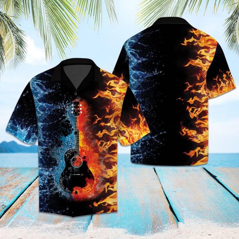 Amazing Guitar Hawaii Shirt Ha38588