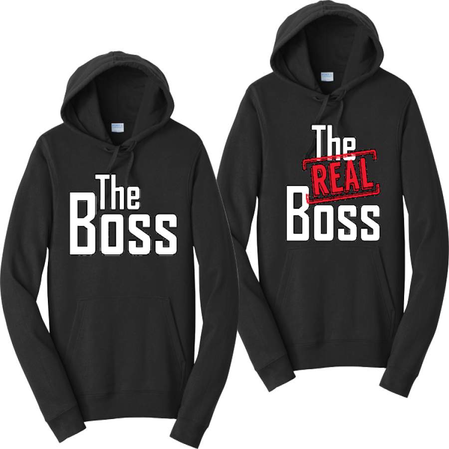 The Boss And The Real Boss Couples Hoodies Matching Sweatshirts