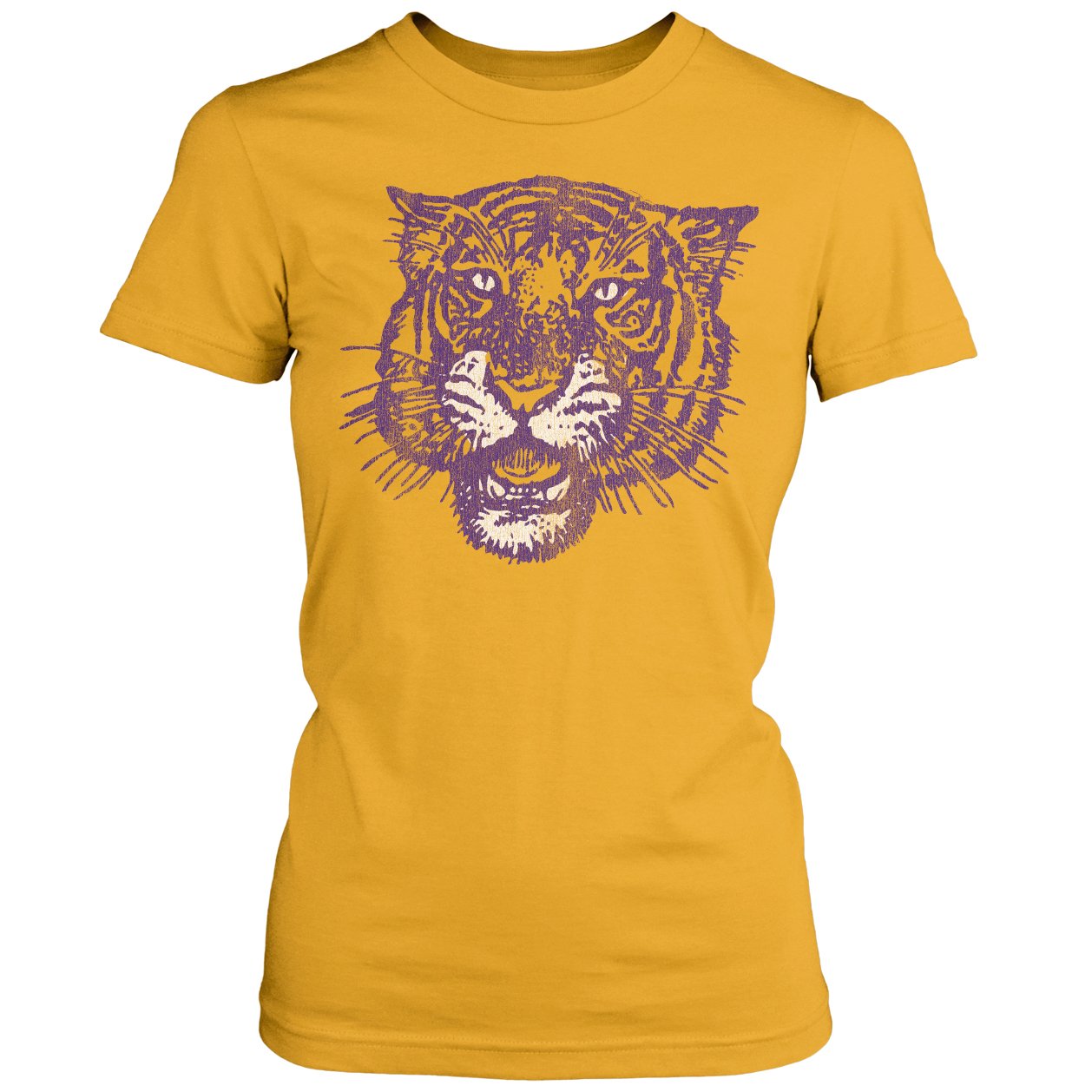 B&B Dry Goods LSU Tigers Women’s 78 Tiger T-Shirt – Antique Gold