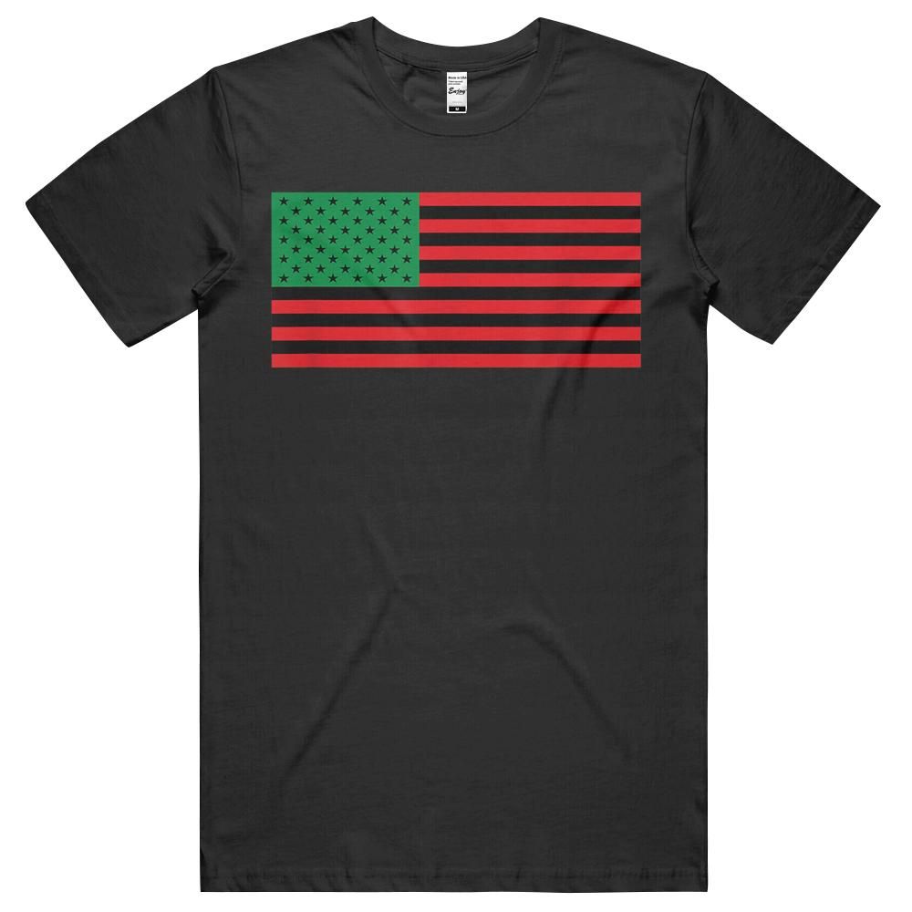 African American Flag T-Shirt, Hoodie, Long Sleeve Tee