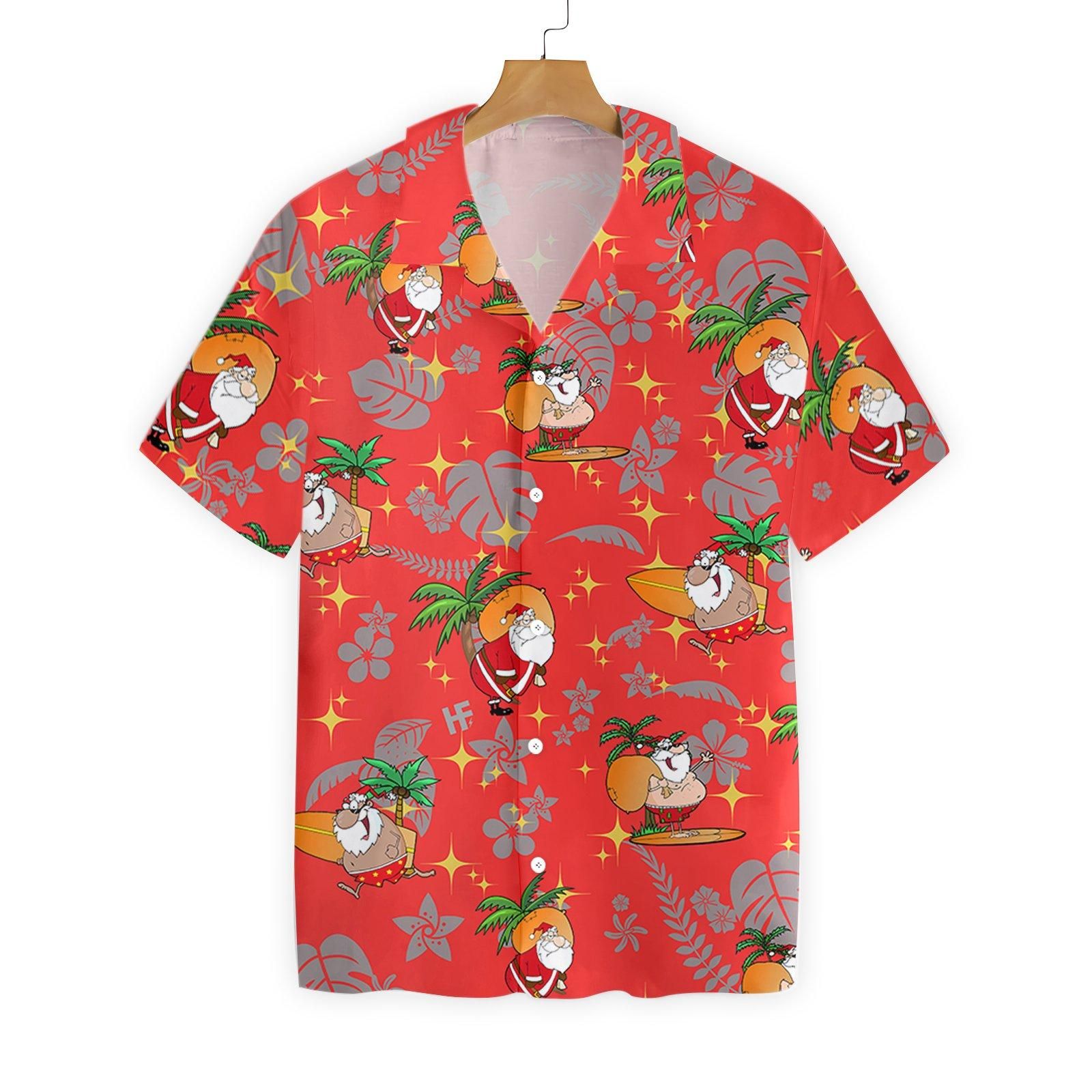 Merry Christmas Santa Claus 8 2610 Hawaii Shirt Ha89714