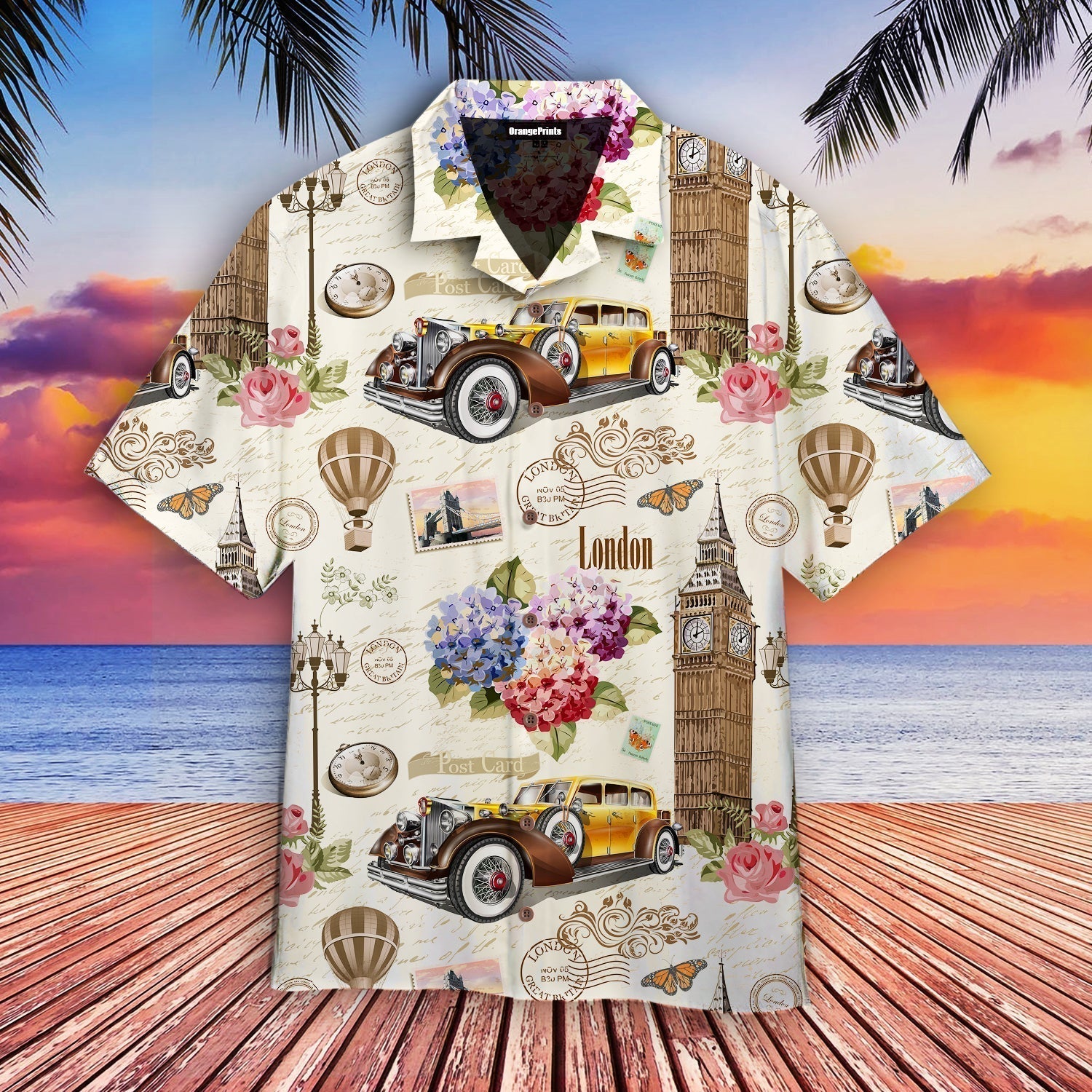 Vintage Retro Car Aloha Hawaii Shirts For Men Women Ha58858