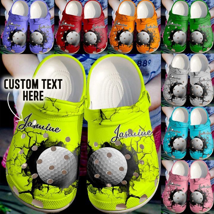 Golf Personalized Crack Wall Ball Sku 1183 Crocs Crocband Clog Comfortable For Mens Womens Classic Clog Water Shoes