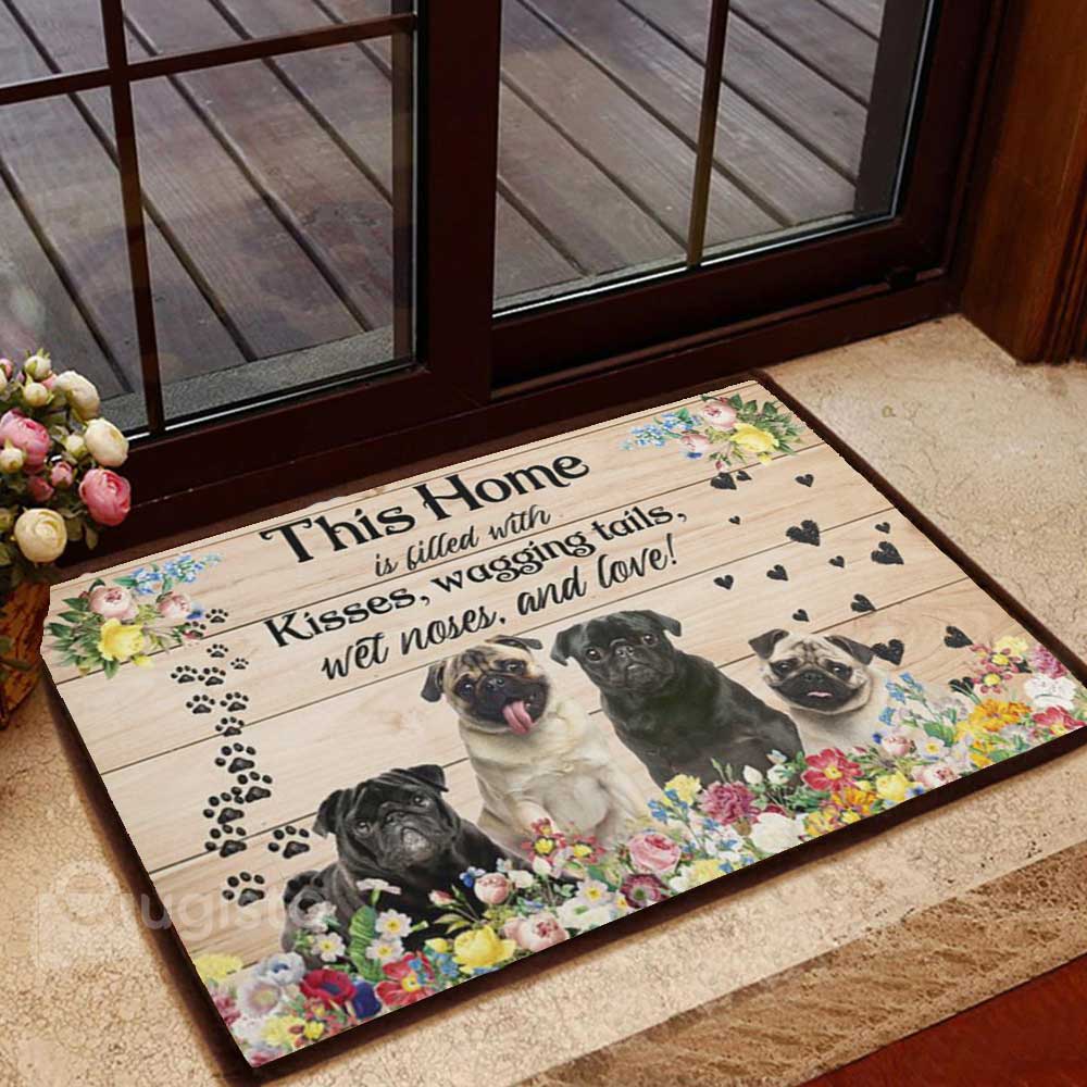 This Home Is Filled With Pug All Over Printing Doormat Pre2393