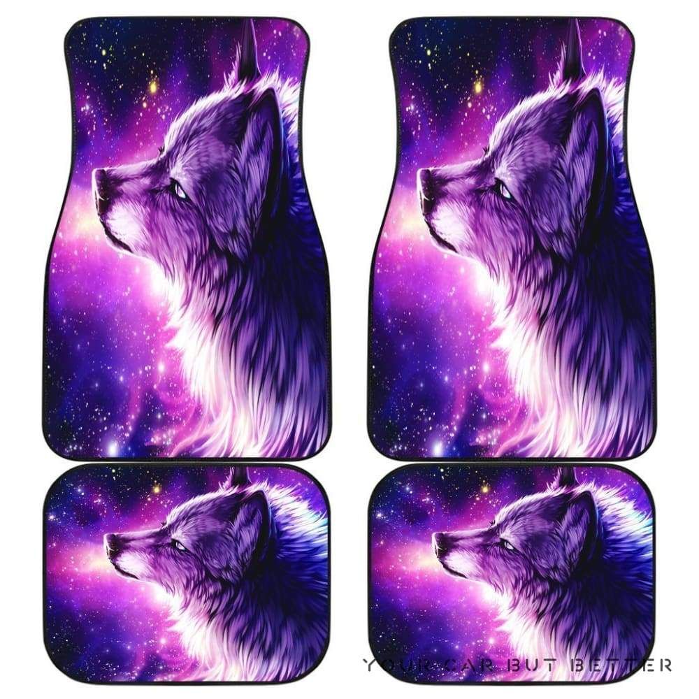 Wolf Mad Face Wild Animal Car Floor Mats 173218 Personalized Car Seat Floor Mat Custom Print