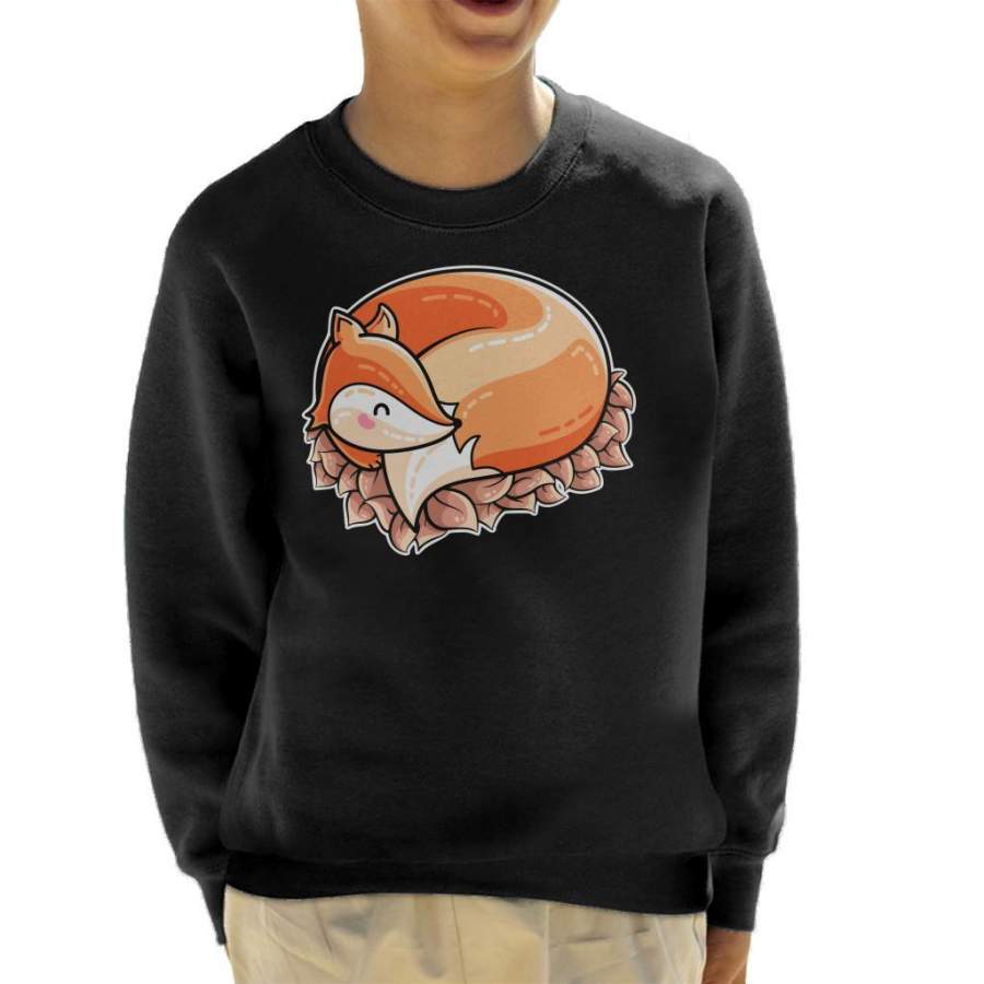 Curled Fox Kid’s Sweatshirt