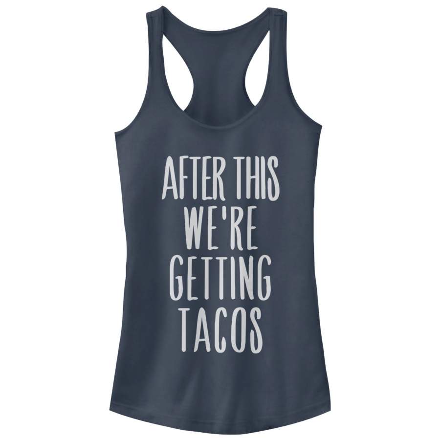 CHIN UP Junior’s After Tacos  Racerback Tank