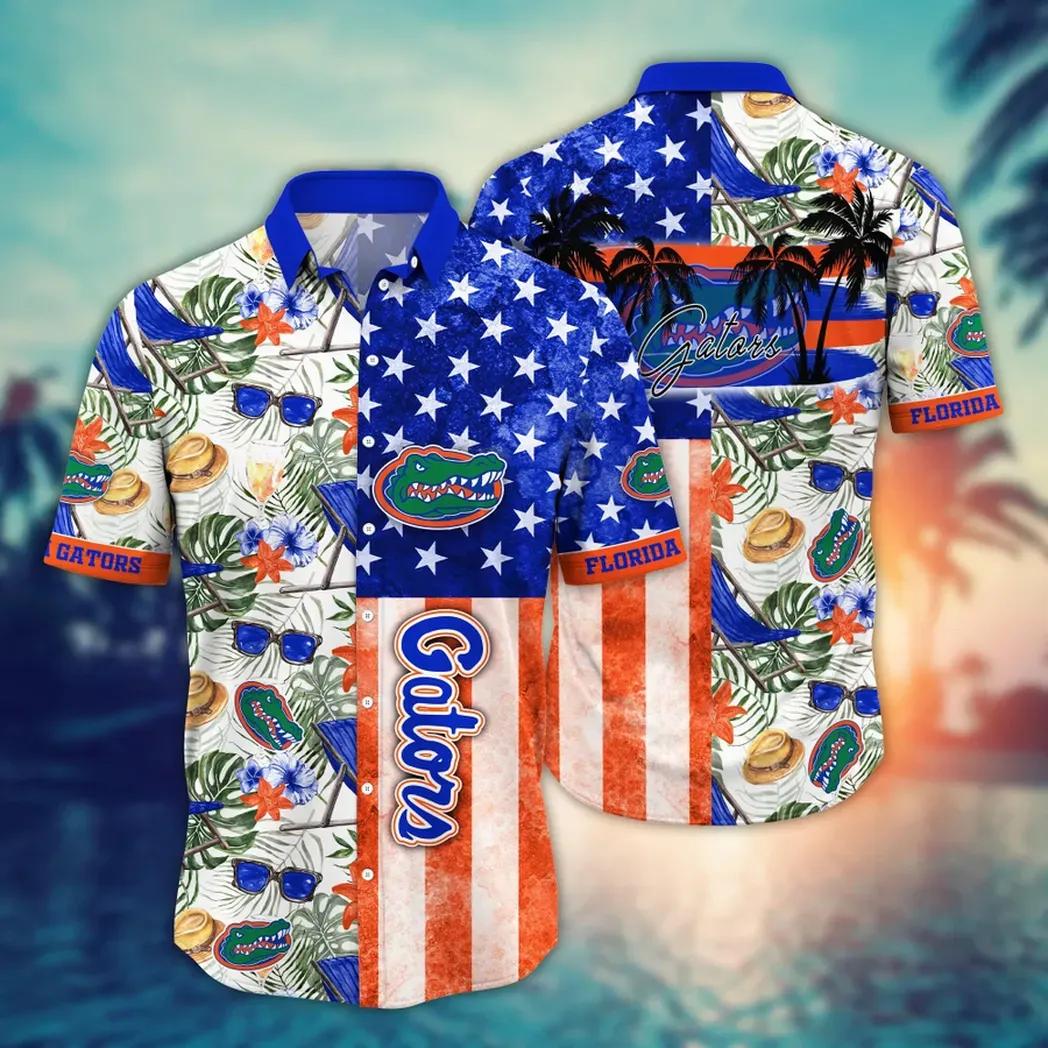 Florida Gators Ncaa Flower Aloha Hawaiian Shirt 11, Ncaa Hawaiian Shirt