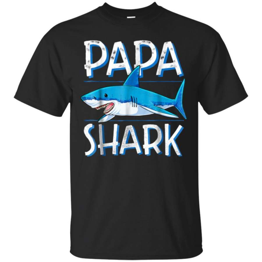 AGR Papa Shark T Shirt Family Matching Dad Daddy Men Jawsome Tee Jaq T-shirt