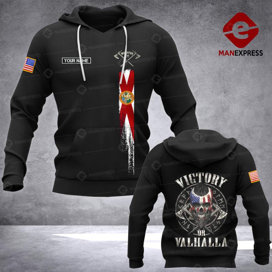 VH CUSTOMIZE Florida viking HOODIE 3D ALL OVER PRINT 0112 HMD