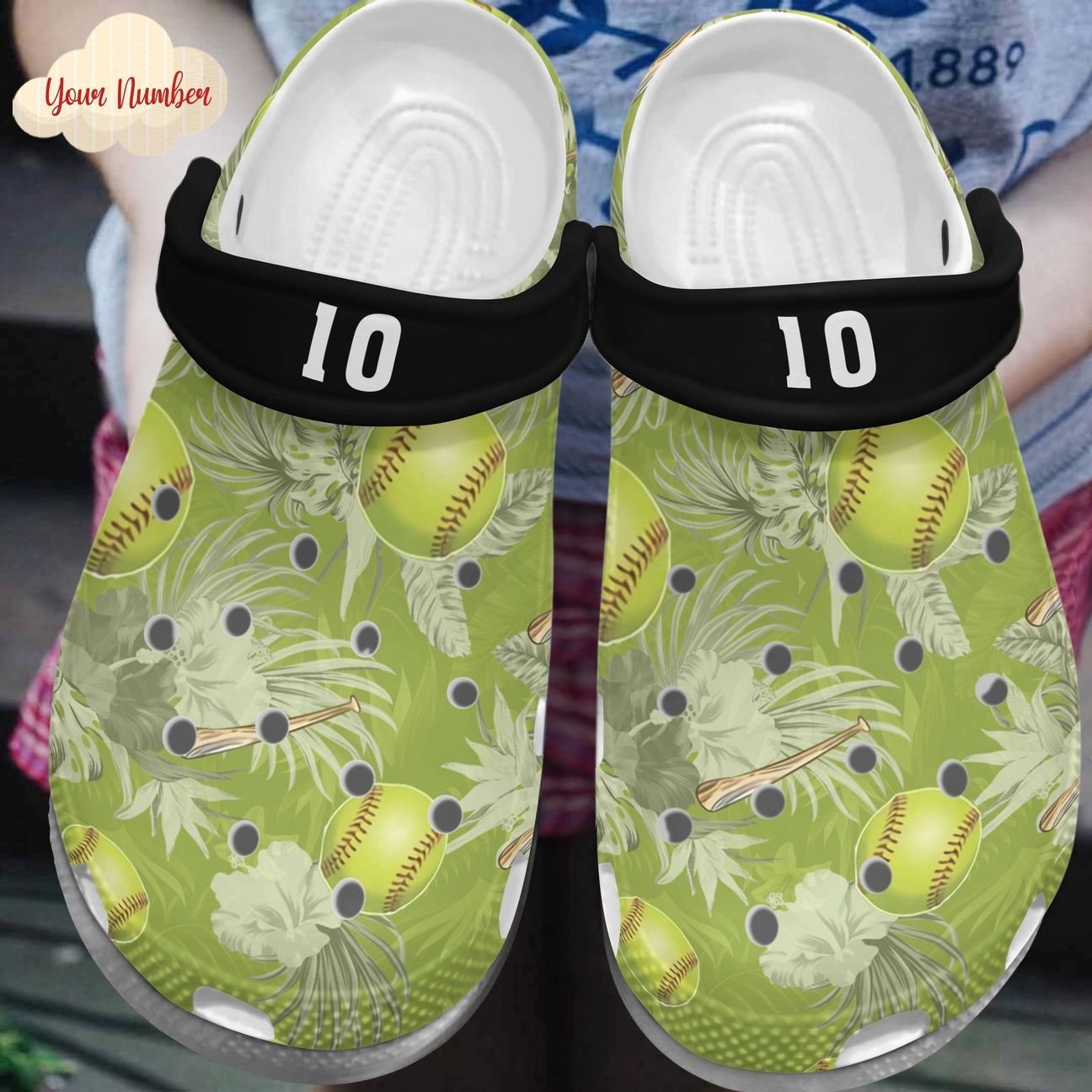 Softball Personalize Clog, Custom Name, Text, Fashion Style For Women, Men, Kid, Print 3D Softball It’S Great