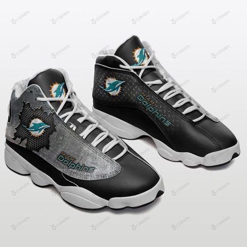 Miami Dolphins Air Jordan 13 Sneakers Personalized Shoes Design Sneakers Personalized Shoes Sport Sneakers