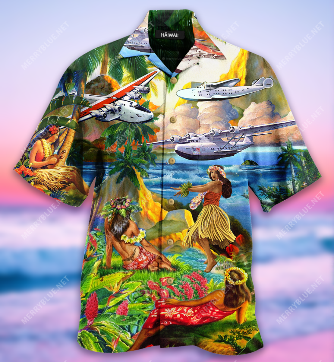 Fly To Hawaiian Feel Alive Unisex Shirt Ha32704