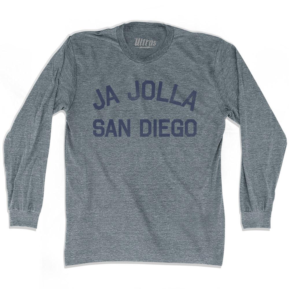 California La Jolla, San Diego Adult Tri-Blend Long Sleeve Vintage T-shirt