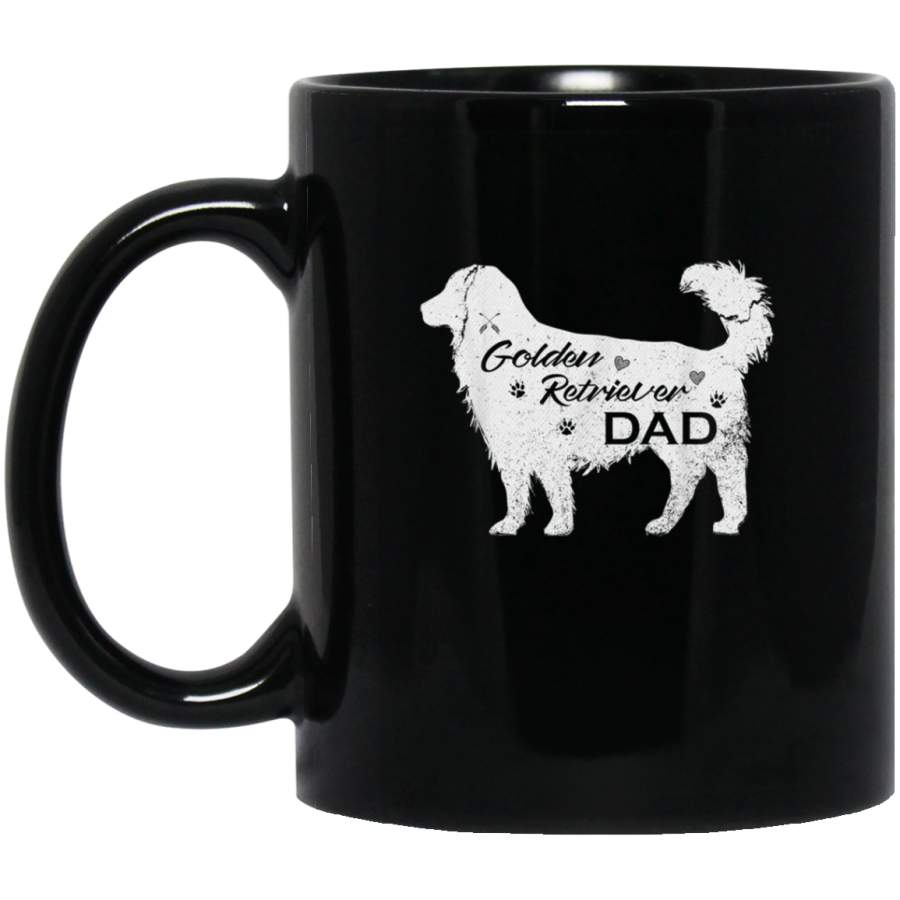 Vintage Golden Retriever Dad Funny Dog Lover Gift For Papa Mug