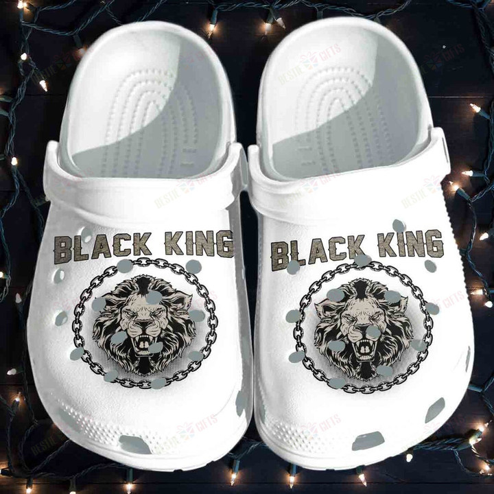 Black King Lion Black Father clogs Classic Clogs Shoes