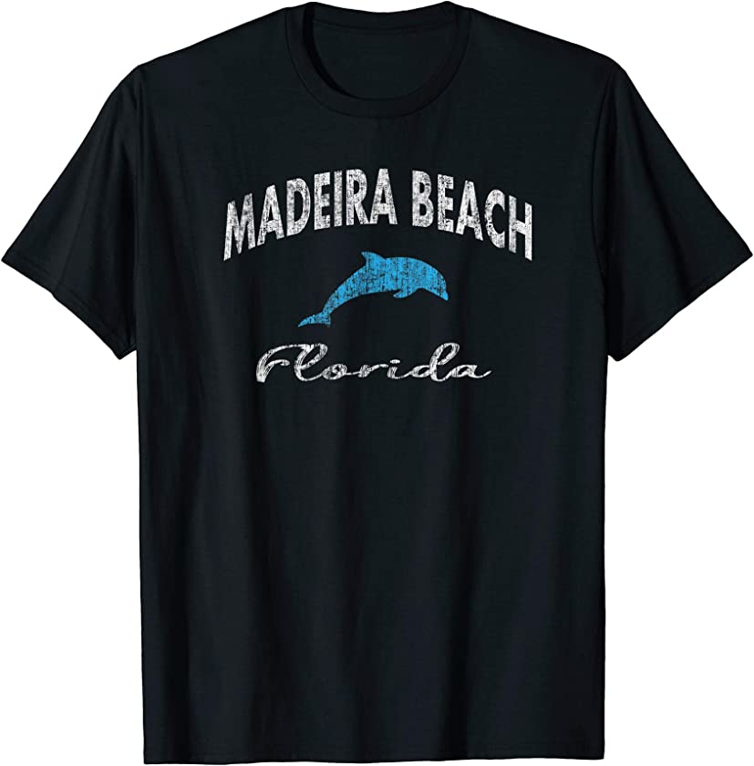 Vintage Madeira Beach FL Dolphin T-Shirt