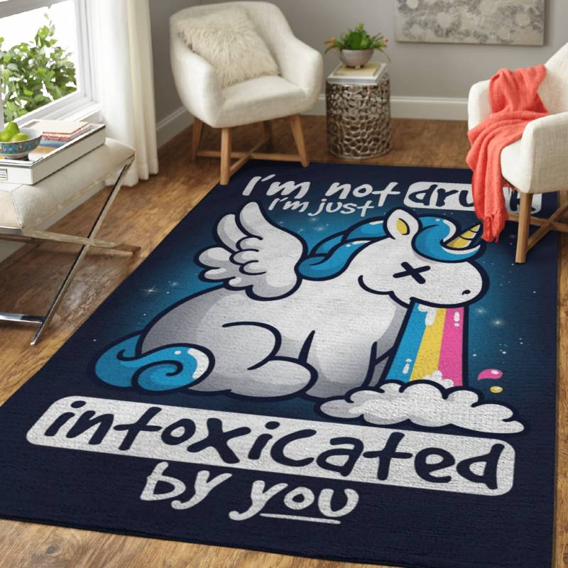 Unicorn not drunk – Animals Area Rug Carpet