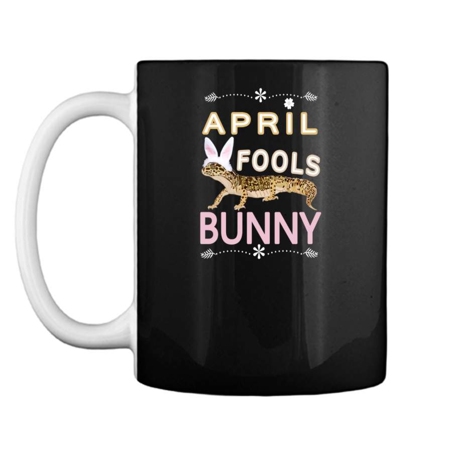 April Fools Easter Bunny Gecko Shirt-Women And Girls Gifts Mug