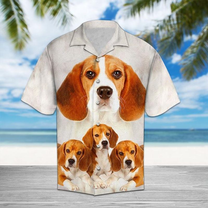 Beagle Great White Unique Design Unisex Hawaii Shirt For Men And Women Ha23096