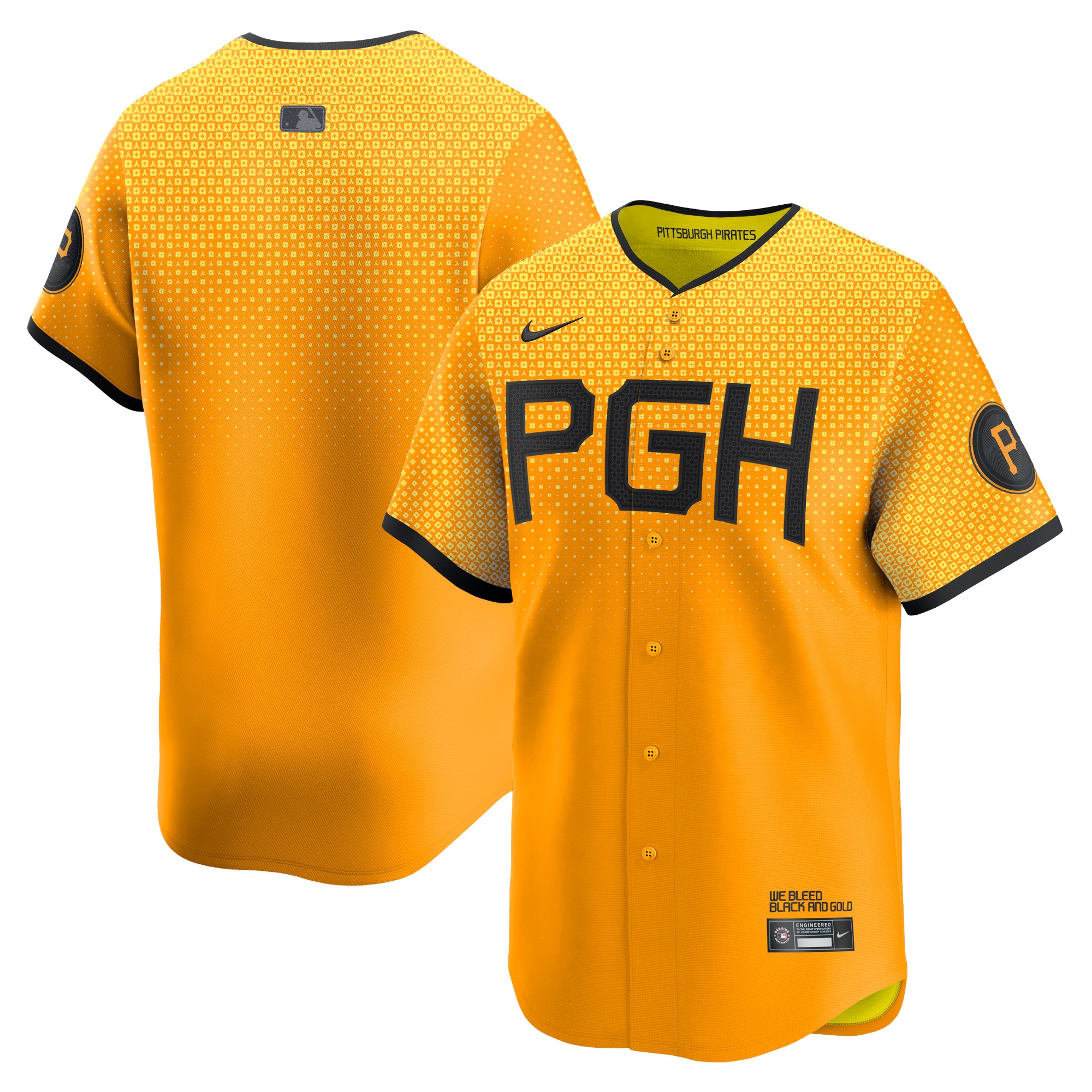 Pittsburgh Pirates City Connect Limited Jersey – Gold