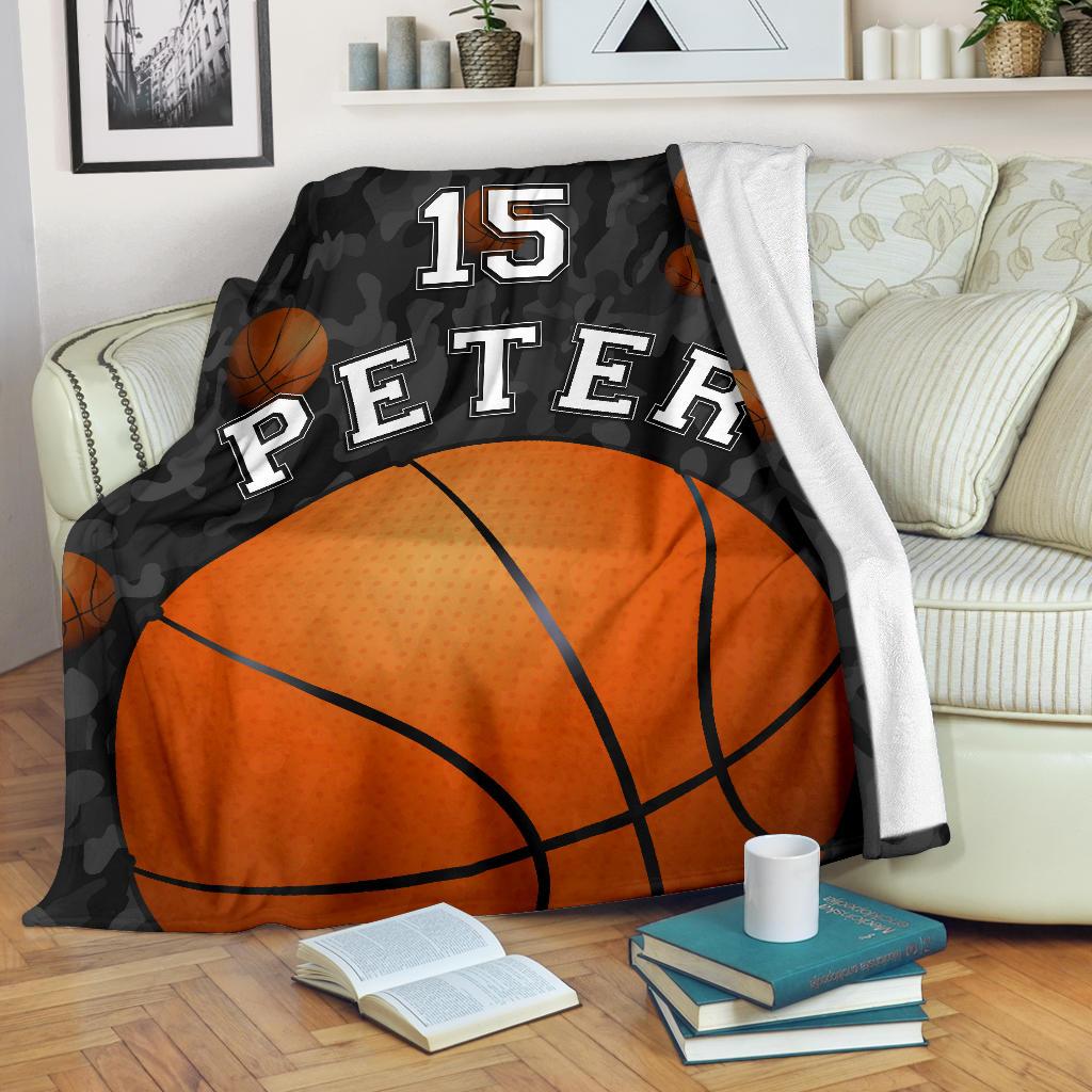 Basketball – Balls Pattern Customized Blanket #Hu191219Ho