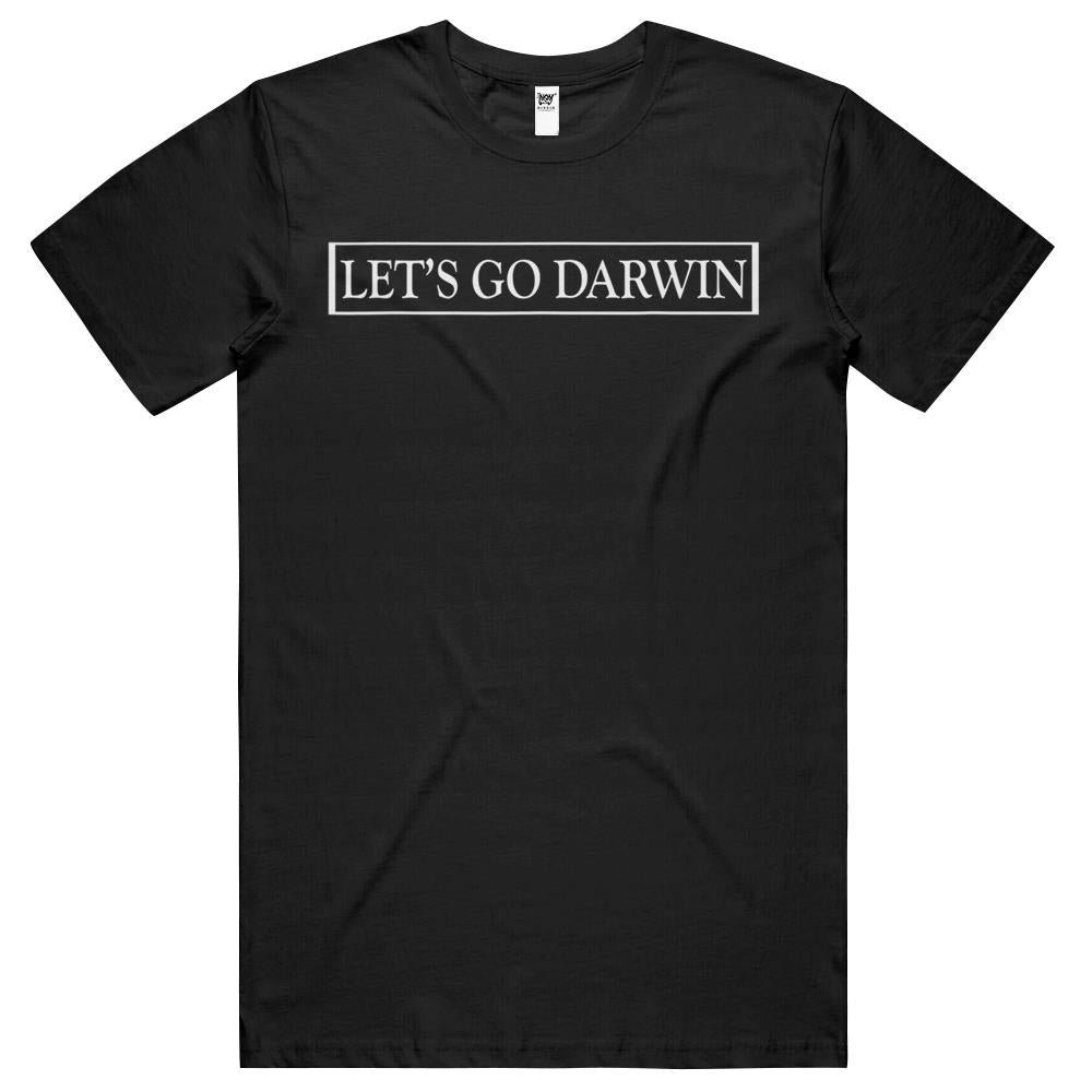 Lets Go Darwin Funny Trendy Sarcastic Men Let’S Go Darwin T Shirts