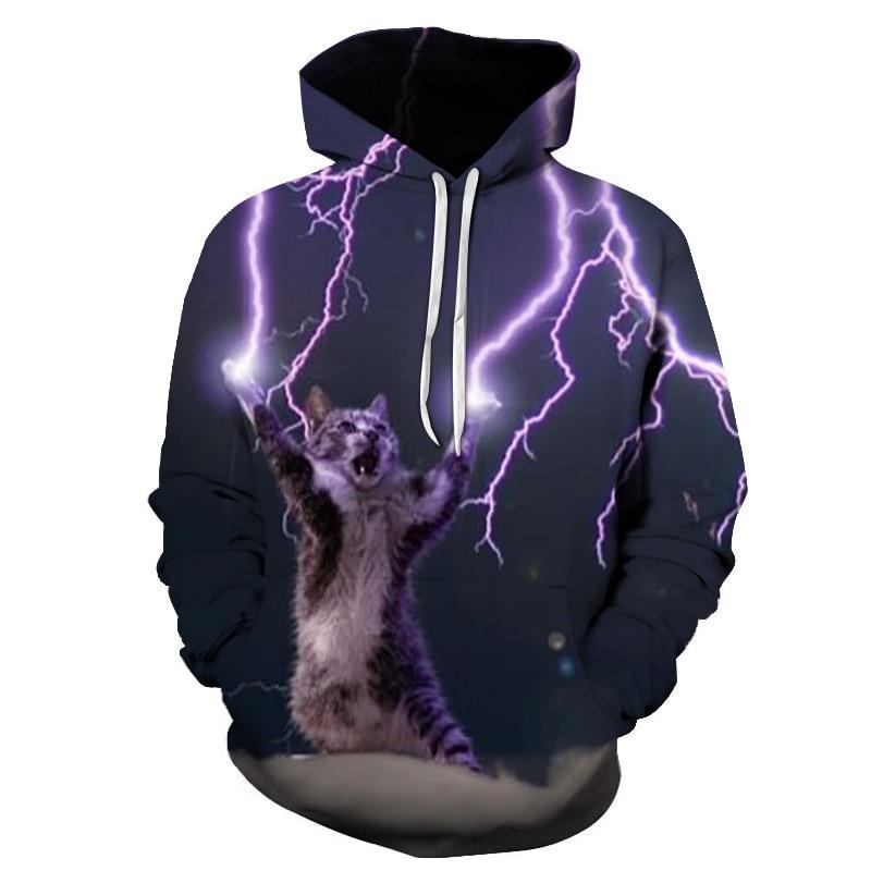 Cat Lightning Hoodie