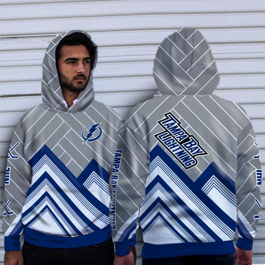 Fashion Cross Line Tampa Bay Lightning Hoodie